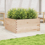 Garden Planter 100x100x46 cm Solid Wood Pine 3282429