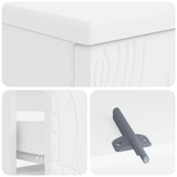 Bathroom Sink Cabinet DELFT White 82 x 41x 59 cm 897015