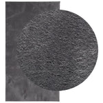 ZNTS Rug HUARTE Short Pile Soft and Washable Anthracite 80x150 cm 374995