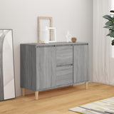 Sideboard Grey Sonoma 103.5x35x70 cm Engineered Wood 815163