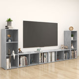 TV Cabinet 4 pcs 37 x 35 x 107.5 cm 3080037
