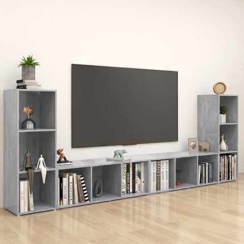 TV Cabinet 4 pcs 37 x 35 x 107.5 cm 3080037