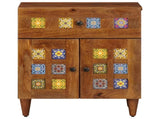 Bedside Cabinet Brown 50 x 33 x 60 cm Solid Mango Wood 4018235