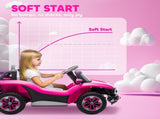 Volkswagen Licensed Kids Electric Car with Remote Control for Ages 3-6 Years, Pink T3398P378913