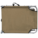 Sunlounger Taupe 47773
