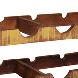 Wine Rack Brown 120 x 45 x 33 cm Solid Reclaimed Wood 4104765