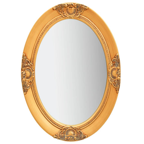 ZNTS Wall Mirror Baroque Style 50x70 cm Gold 320353