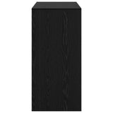 Bar Table Black Oak 102 x 50 x 103.5 cm Engineered Wood 8003920