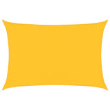 Sunshade Sail 160 g/m Rectangular Yellow 3.5x4.5 m HDPE 311571