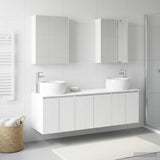 Bathroom Cabinet Set 5 pcs White Engineered Wood 3406527