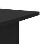 ZNTS Plant Stands 2 pcs Black 30x30x60 cm Engineered Wood 3307856
