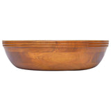 Basin Solid Teak Wood 40x10 cm 326160