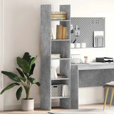Book Cabinet Concrete Grey 40x35x180 cm Engineered Wood 803402