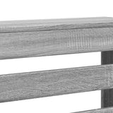 Radiator Cover Grey Sonoma 175x20x82 cm Engineered Wood 852713
