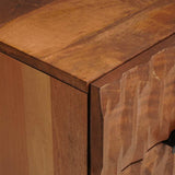 Bedside Cabinet Brown 50 x 33 x 60 cm Solid Mango Wood 4017911