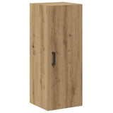 Wall Mounted Cabinet Artisian Oak 34.5x34x90 cm Engineered Wood 857335