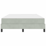Box Spring Bed with Mattress Light Grey 160 x 210 cm Fabric 3398749