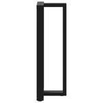 ZNTS Bar Table Legs T-Shaped 2 pcs Black 40x35x cm Steel 4013096