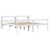 Senior Bed with Headboard without Mattress White 180x200 cm 3305872
