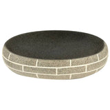 Countertop Basin Multicolour Oval 59x40x15 cm Ceramic 155090