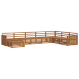 Outdoor Sofa Set 8 pcs Natural 3373934