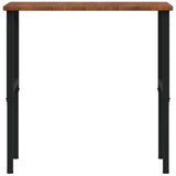 Workbench Dark Brown 100x60x cm Solid Wood Oak Rectangular 3309681