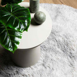 Shaggy Rug High Pile NAVARRA Silver Grey 300x200 cm Polyester 4102940