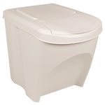 Stackable Garbage Bin Boxes 3 pcs White 75 L Polypropylene 152199