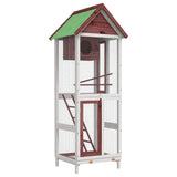 Bird House Mocha 60x58.5x160 cm Solid Wood Pine 172257