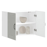 Kitchen Wall Cabinet Lucca White Engineered Wood 853827