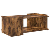 Coffee Table Smoked Oak 90 x 50 x 33 cm Engineered Wood 8000998