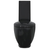 Ceramic Toilet Back Water Flow Black 140298