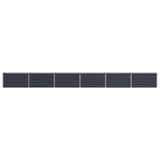 Raised Garden Bed Anthracite 600 x 40 x 55 cm cold-rolled steel 8006301