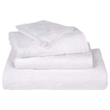 ZNTS 12 Piece Towel Set White 360 gsm 100% Cotton 137095