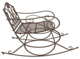 Garden Bench Antique Brown Steel 42038700