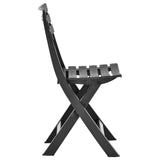 Folding Chairs 2 pcs Plastic Anthracite 48787