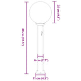 Bollard Light with Sensor 80 cm Black IP44 4006115