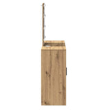 Dressing Table Brown 102 x 33 x 135 cm Engineered Wood 865189