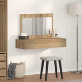 Dressing Table Brown 100 x 40 x 70 cm Engineered Wood 865216