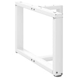 Coffee Table Legs T-Shaped 2 pcs White 70x25x cm Steel 4013037