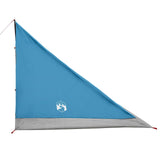 Backpacking Tent Blue 4-Person 185T Polyester with PU Coating 42018560