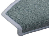 Self-adhesive Stair Mats 15 pcs Sea Blue 80 x 24.5 x 3.5 cm 42038644
