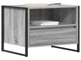 Bedside Table Grey Sonoma 50 x 39.5 x 50 cm Engineered Wood 886672