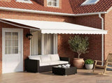 Electric Retractable Awning White 4.5 x 3 m 3420001