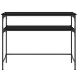 Console Table Black 100x35.5x75 cm Engineered Wood 834045