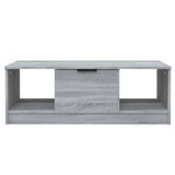 Coffee Table Grey Sonoma 102x50x36 cm Engineered Wood 817079