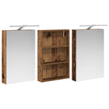 Bathroom Cabinet Set 3 pcs 120 x 10.5 x 60.5 cm Engineered wood 3403742