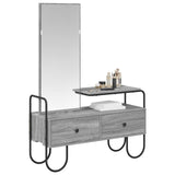 Dressing Table Grey Sonoma 100 x 36.5 x 136 cm Engineered Wood 8007686