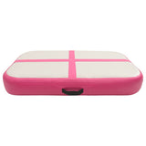 Inflatable Gymnastics Mat with Pump 60x100x15 cm PVC Pink 92652