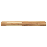 Floating Shelves 4 pcs 80x20x4 cm Oil Finished Solid Wood Acacia 3279586